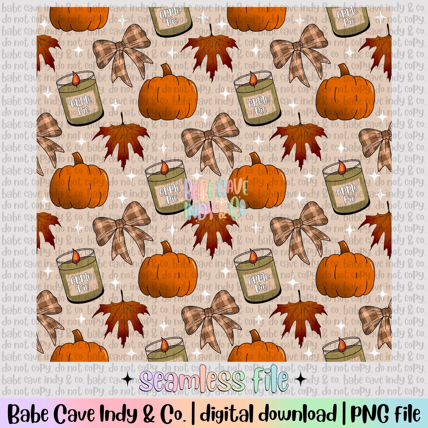 Pumpkin & Plaid Seamless File