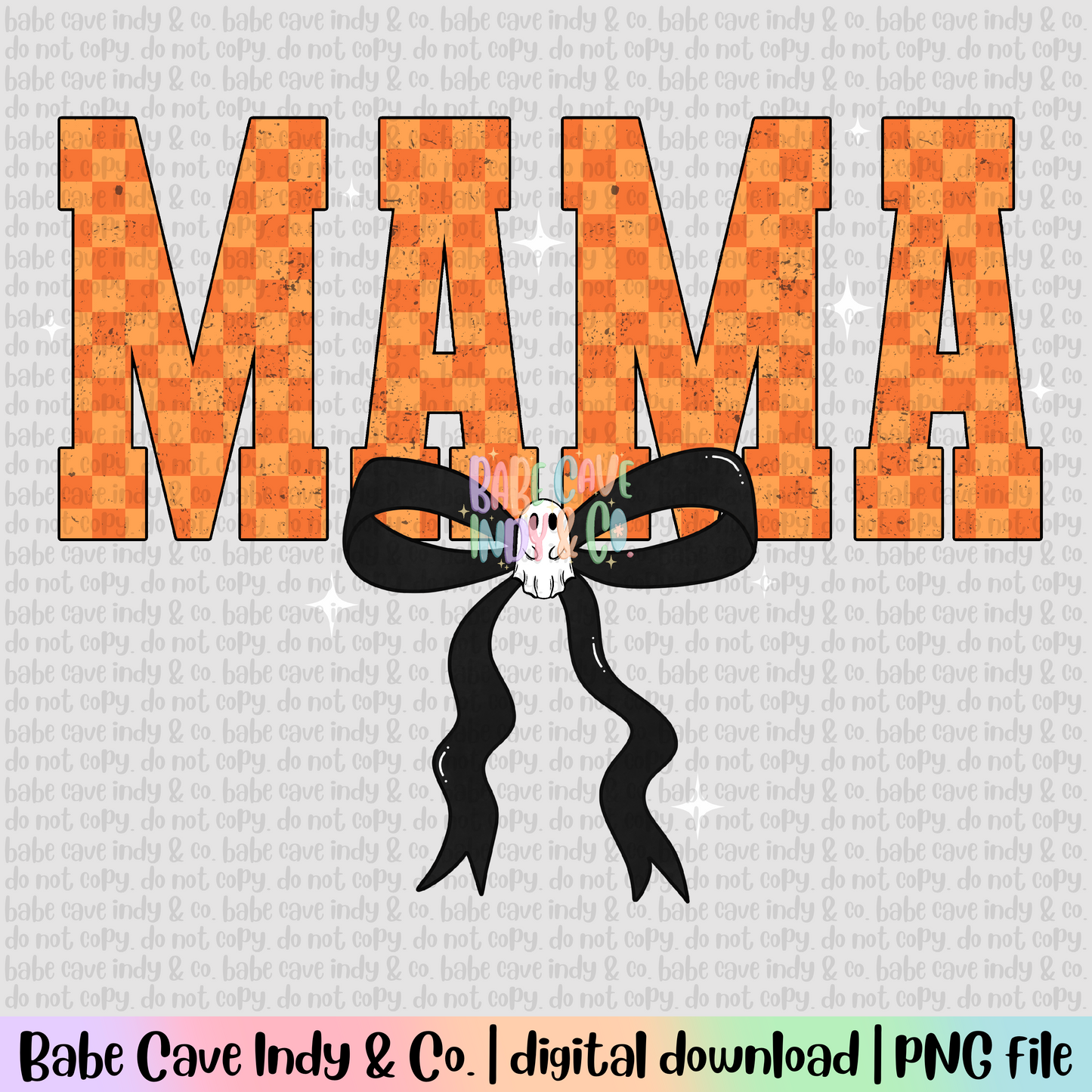 Mama Checkered & Bow