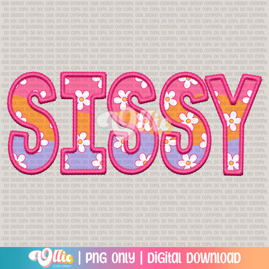 Sissy - Faux Emb.