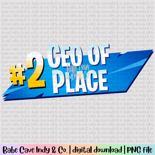 CEO of 2nd Place