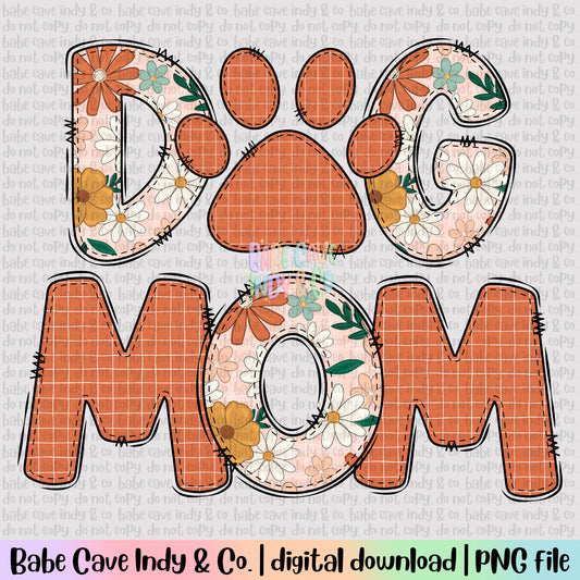 Dog Mom Boho Pattern