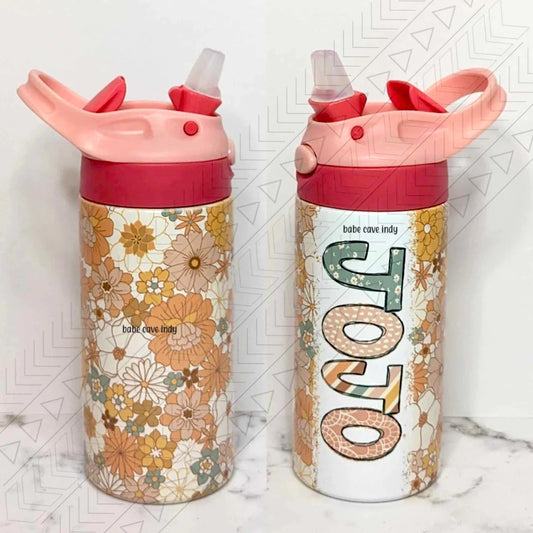 Boho Floral - Kids Bottle