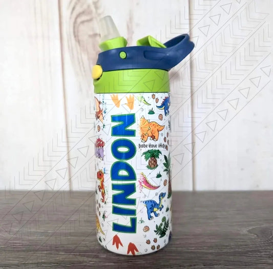 Colorful Dinos - Kids Bottle